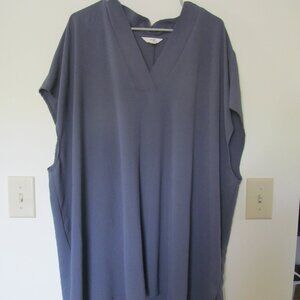 Terra & Sky Grey Silky Top Sie 4X